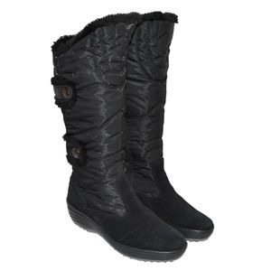 Pajar Black Carmin Faux Fur Waterproof Winter/Snow Boots, Sz 5.5 EU 36